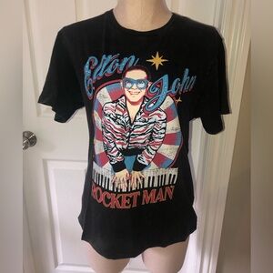 Elton John Rocket Man Graphic Tee